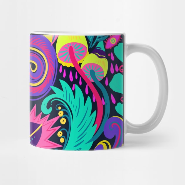 Trippy Floral Pattern by taoistviking